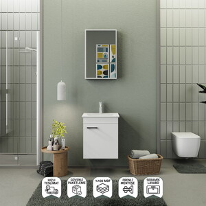 BİANİ FİX LOFT SLIM 50 MAT BEYAZ