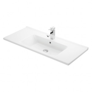 Lapino Etna 100 cm Seramik Beyaz Lavabo 