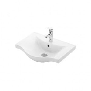  Lapino Basic 55 cm Konsollu Lavabo Beyaz Renk 