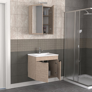  Biani Fix Loft 65 cm Banyo Dolabı Renk Aybe Bej