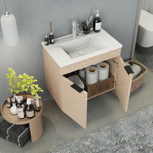  Biani Fix Loft 65 cm Banyo Dolabı Renk Aybe Bej