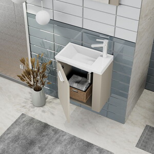  Biani Fix Minila 45 cm Latte Banyo Dolabı