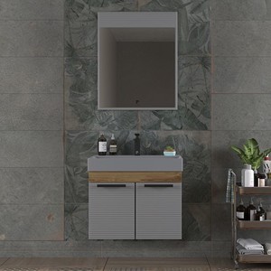  Pierre Cardin Norman 70 cm Matt Anthracite Banyo Dolabı Mat Antrasit