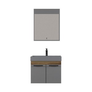  Pierre Cardin Norman 70 cm Matt Anthracite Banyo Dolabı Mat Antrasit