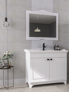  Biani Beykoz 100 cm Banyo Dolabı Renk Parlak Beyaz