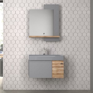 Pierre Cardin Zen 70 cm Matt Anthracite Olive Banyo Dolabı Mat Antrasit Olive