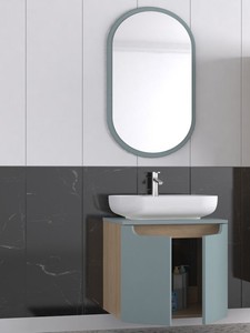  Biani Katia 60 cm Banyo Dolabı Renk Buz Mavisi