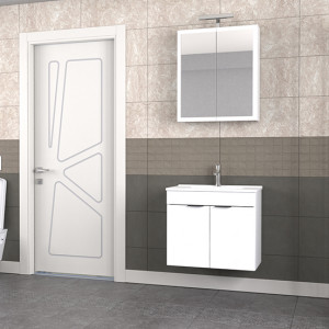Biani Fix Loft 65 cm Banyo Dolabı Renk Mat Beyaz