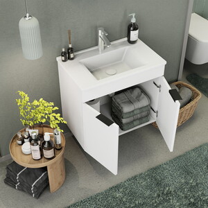  Biani Fix Loft 65 cm Banyo Dolabı Renk Mat Beyaz
