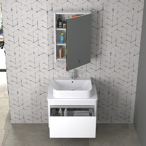  Pierre Cardin Indian 70 cm Banyo Dolabı Parlak Beyaz