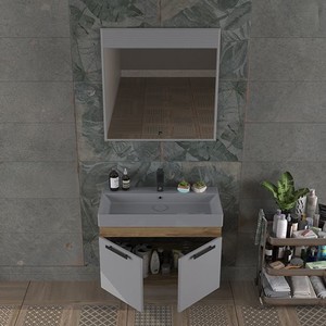  Pierre Cardin Norman 85 cm Matt Anthracite Banyo Dolabı Mat Antrasit