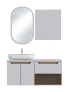  Biani Katia 120 cm Banyo Dolabı Renk Mat Beyaz