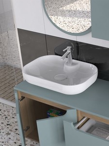  Biani Katia 120 cm Banyo Dolabı Renk Buz Mavisi