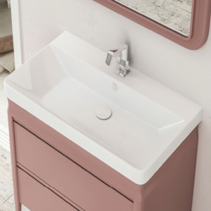  Sanovit Luxury 80 cm Konsollu Lavabo