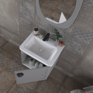  Pierre Cardin Star 60 cm Mat Anthracite Banyo Dolabı Mat Antrasit