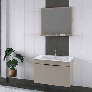 Biani Fix Arya 85 cm Latte Banyo Dolabı