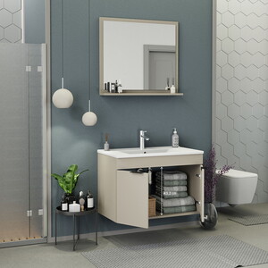  Biani Fix Arya 85 cm Latte Banyo Dolabı