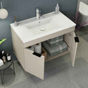 Biani Fix Arya 85 cm Latte Banyo Dolabı