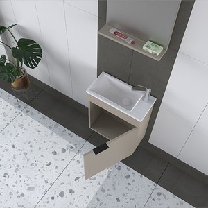  Biani Fix Arya 50 cm Latte Banyo Dolabı
