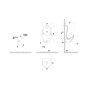  Lucco Avva 36 cm Fotoselli Pisuvar Kırmızı