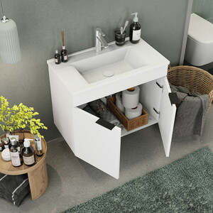  Biani Fix Loft 75 cm Banyo Dolabı Renk Mat Beyaz