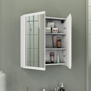  Biani Fix Loft 75 cm Banyo Dolabı Renk Mat Beyaz