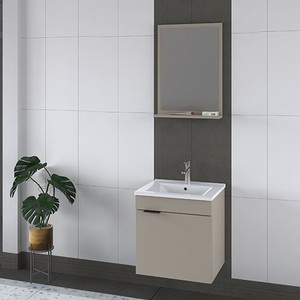 Biani Fix Arya 55 cm Latte Banyo Dolabı