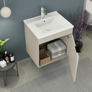  Biani Fix Arya 55 cm Latte Banyo Dolabı