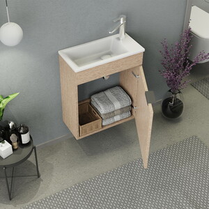  Biani Fix Arya 50 cm Banyo Dolabı Renk Aybe Bej