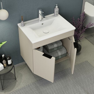  Biani Fix Arya 65 cm Latte Banyo Dolabı