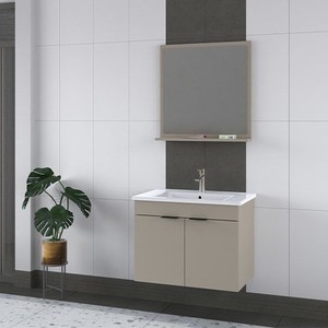  Biani Fix Arya 75 cm Latte Banyo Dolabı