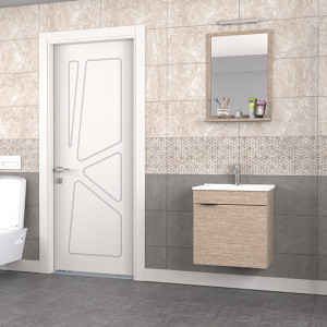  Biani Fix Arya 55 cm Banyo Dolabı Renk Aybe Bej