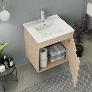  Biani Fix Arya 55 cm Banyo Dolabı Renk Aybe Bej