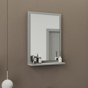  Biani Fix Arya 55 cm Mat Gri Banyo Dolabı