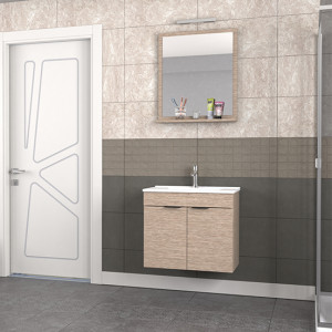 Biani Fix Arya 65 cm Banyo Dolabı Renk Aybe Bej