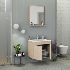  Biani Fix Arya 65 cm Banyo Dolabı Renk Aybe Bej