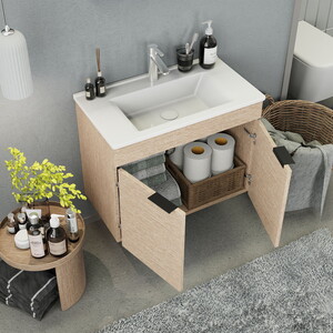  Biani Fix Loft 85 cm Banyo Dolabı Renk Aybe Bej