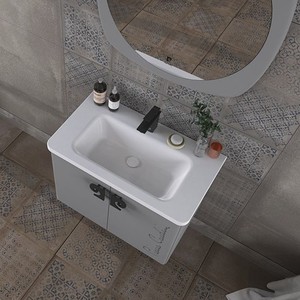  Pierre Cardin Star 80 cm Mat Anthracite Banyo Dolabı Mat Antrasit