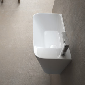  Lucco Primo 28 cm Mini Monoblok Lavabo Beyaz