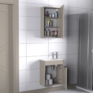  Biani Fix Loft 50 cm Latte Banyo Dolabı