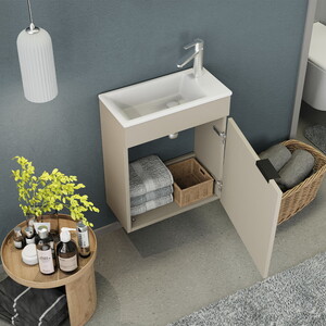  Biani Fix Loft 50 cm Latte Banyo Dolabı