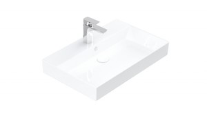  Lucco Stance 70 cm Konsollu Dikdörtgen Lavabo Beyaz