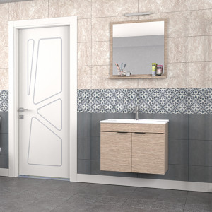 Biani Fix Arya 75 cm Banyo Dolabı Renk Aybe Bej