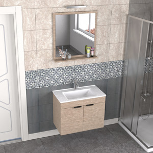  Biani Fix Arya 75 cm Banyo Dolabı Renk Aybe Bej