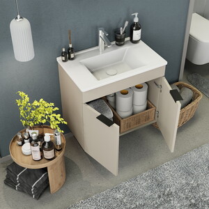  Biani Fix Loft 65 cm Latte Banyo Dolabı