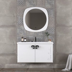 Pierre Cardin Star 105 cm Antique White Banyo Dolabı Mat Beyaz