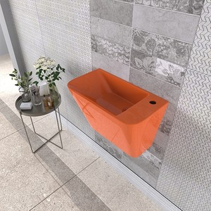  Lucco Primo 28 cm Mini Monoblok Lavabo Turuncu