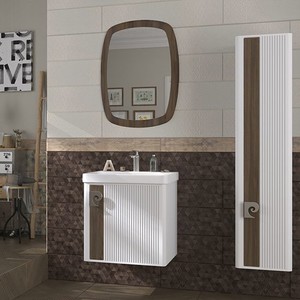  Pierre Cardin Abis 60 cm Antique White Hornbeam Banyo Dolabı