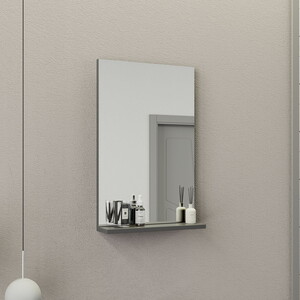  Biani Fix Arya Slım 50 cm Banyo Dolabı Mat Gri