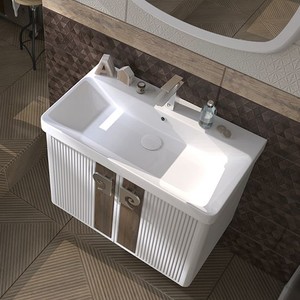  Pierre Cardin Abis 80 cm Antique White Hornbeam Banyo Dolabı